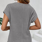 📢📢40% OFF !! ⏰ Knitted Mesh Short Sleeve Top