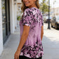 🎁New arrival 50% OFF💥Women's Elegant Floral Printed Short Sleeve Top