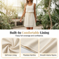 🎁New arrival 50% OFF💥 Women's Sleeveless Waffle Knit Drawstring Waist Dress— Free Shipping For Two Pieces