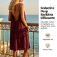 🎁New arrival 50% OFF💥Sexy Backless Cami Dress with Adjustable Drawstring— Free Shipping For Two Pieces