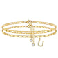 🥳SUMMER HOT SALE🥳💞50K+ SOLD!💥50% OFF! 🔥Layered Gold Ankle Bracelet for Women