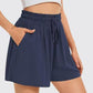 🎁New arrival 40% OFF💥Women's High-Waisted Drawstring Shorts with Pockets