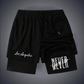 Men's 2-in-1 Faith & Fitness Athletic Shorts— Free Shipping For Two Pieces