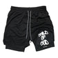 Men's 2-in-1 Faith & Fitness Athletic Shorts— Free Shipping For Two Pieces