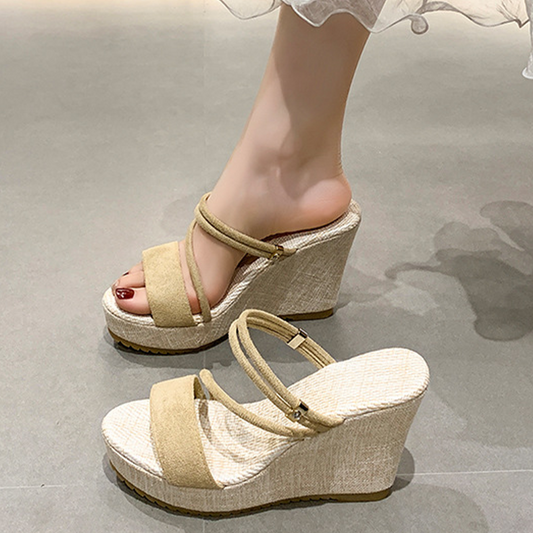 🎁New arrival 50% OFF💥Women's Platform Wedge Sandals— Free Shipping For Two Pieces
