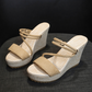 🎁New arrival 50% OFF💥Women's Platform Wedge Sandals— Free Shipping For Two Pieces