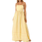🌞Summer Sale 50% OFF🔥Spaghetti Strap Cut Out Flowy Swing Long Dress