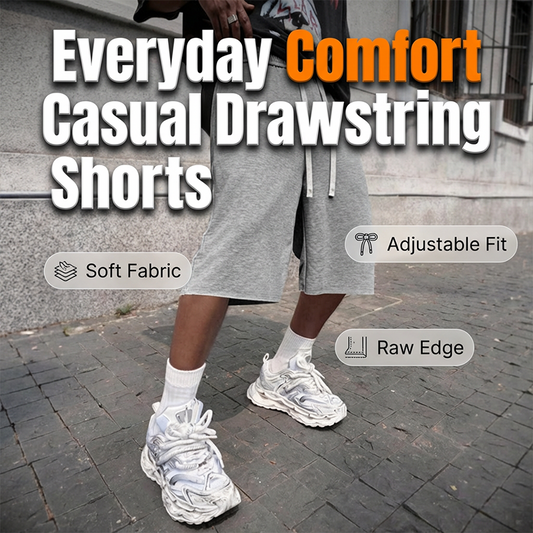 🎁New arrival 50% OFF💥Men's Casual Drawstring Knee-Length Shorts— Free Shipping For Two Pieces