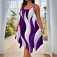 🌟 LIMITED-TIME 52% OFF! 👗 Women's Flowy Double-Strap Midi Dress – Bold Print & Asymmetric Hem 💃