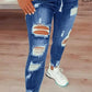🎁New arrival 40% OFF💥🔥Women's Skinny Stretch Ripped Jeans
