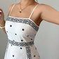 📢📢40% OFF !! ⏰Women's Elegant Printed Spaghetti Strap Dress