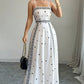 📢📢40% OFF !! ⏰Women's Elegant Printed Spaghetti Strap Dress