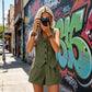 📢📢40% OFF !! ⏰Women's V-Neck Vest & Shorts 2-Piece Set