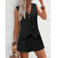 📢📢40% OFF !! ⏰Women's V-Neck Vest & Shorts 2-Piece Set