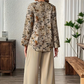 🎁New arrival 50% OFF💥Women's 2-Piece Floral Blouse & Wide-Leg Pants Set
