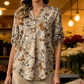 🎁New arrival 50% OFF💥Women's 2-Piece Floral Blouse & Wide-Leg Pants Set