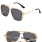 🎁New arrival 40% OFF💥 Retro Double Bridge Metal Frame Sunglasses