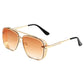 🎁New arrival 40% OFF💥 Retro Double Bridge Metal Frame Sunglasses