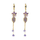 🎁Special Price Only ￡4.99!!💥Synthetic Diamond Floral Tassel Earrings