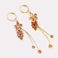 🎁Special Price Only ￡4.99!!💥Synthetic Diamond Floral Tassel Earrings