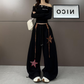 🎁New arrival 40% OFF💥Star Patch Baggy Pants with Decorative Straps
