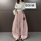 🎁New arrival 40% OFF💥Star Patch Baggy Pants with Decorative Straps