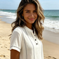 👚 54% OFF NOW! 🌿 Women's Casual Short Sleeve Top – Breathable, Relaxed Fit & Unique Stitch Detail ✨