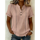 👚 54% OFF NOW! 🌿 Women's Casual Short Sleeve Top – Breathable, Relaxed Fit & Unique Stitch Detail ✨
