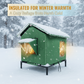 🏠 LIMITED-TIME 54% OFF! 🐈Elevated Insulated Outdoor Cat House – Weather-Resistant Shelter with Thermal Lining & Raised Stand