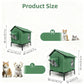 🏠 LIMITED-TIME 54% OFF! 🐈Elevated Insulated Outdoor Cat House – Weather-Resistant Shelter with Thermal Lining & Raised Stand