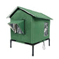🏠 LIMITED-TIME 54% OFF! 🐈Elevated Insulated Outdoor Cat House – Weather-Resistant Shelter with Thermal Lining & Raised Stand
