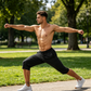 🩳55% OFF NOW! 🏃 Men's Quick-Dry Sports Capri Pants – Stretchy & Breathable with Secure Zipper Pockets – Elastic Waist & Versatile Fit 🧘‍♂️