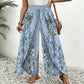 👖 60% OFF NOW! 🌷Summer Cool Dea🎉Women's Printed Wide-Leg Drawstring Trousers
