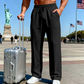 🎁2026 New Arrivals 50% OFF💥Men's Elastic Waist Drawstring Straight Leg Pants