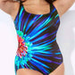 🏖️Summer Hot Sale ⚡50K+ SOLD!🩱🌊Fashion Printed One-Piece Swimsuit | Soft Stretch Fabric & Ruching Detail for an Instant Slimming Look