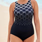🏖️Summer Hot Sale ⚡50K+ SOLD!🩱🌊Fashion Printed One-Piece Swimsuit | Soft Stretch Fabric & Ruching Detail for an Instant Slimming Look
