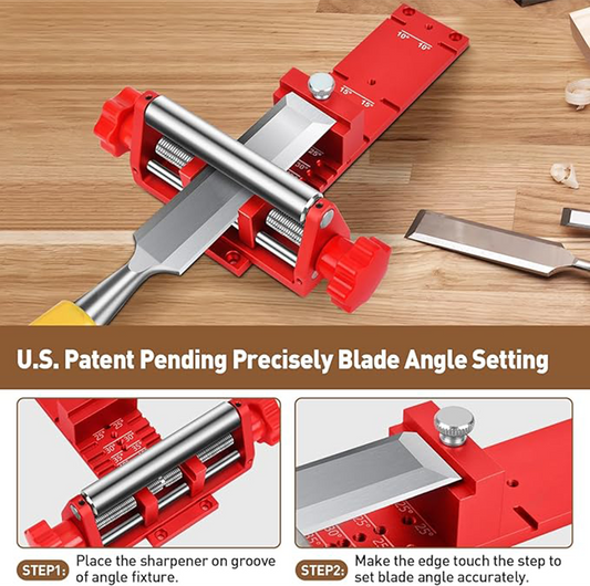 📢⏰✂️ Limited-time offer: 55% off! Precision sharpener for carpenter’s scissors and plane blades — adjustable angle from 15° to 45°, compatible with blades from 2.5 mm to 71 mm
