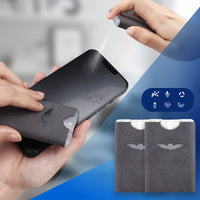 📱 LIMITED‑TIME 58% OFF! 🧴 2-in-1 Screen Cleaner & Microfiber Cloth – Spray & Wipe, No Residue, Portable 🧽