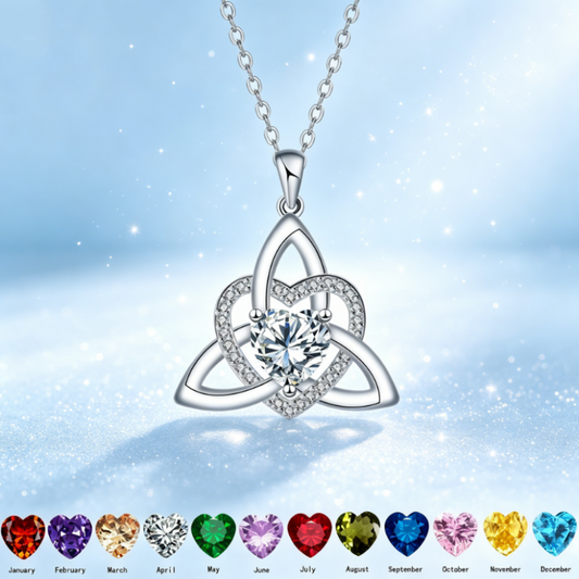 🥳 Hot Sale 2026 🥳 ⏳ 50% off for a limited time ⏰ Celtic knot heart-shaped pendant necklace!!