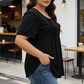 👚 52% OFF NOW! ✨ Women's Pleated Front Puff Sleeve T-Shirt – Soft, breathable & elegant puff sleeves – perfect for work, brunch or spring days 🌸