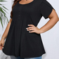 👚 52% OFF NOW! ✨ Women's Pleated Front Puff Sleeve T-Shirt – Soft, breathable & elegant puff sleeves – perfect for work, brunch or spring days 🌸