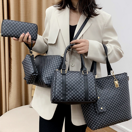 🔥52% OFF👜 6-Piece Bag Set | ✨ Premium PU Leather · Classic, Durable, and Easy to Clean🎒