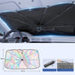 ☀️ 50% OFF NOW! 🚗 Bendable Car Windshield Sunshade Umbrella – 360° rod & titanium layer – Universal fit, blocks heat and UV – compact, easy to store and use 🛡️✨
