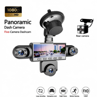 🚗51% OFF NOW ! 📹HD 1080P Multi-Lens Dash Cam – Night Vision, Loop Recording, Motion Sensing Panoramic 5-Camera Car Driving Recorder