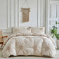 🛏️2026 HOT SALE 35000+ Sold 53% OFF! 💤🌙Elegant Tufted Floral Pinch Pleat Duvet Cover Set, Premium Soft Breathable Bedding Set, Stylish Cozy Bedroom Decor with Pillowcases