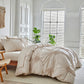 🛏️2026 HOT SALE 35000+ Sold 53% OFF! 💤🌙Elegant Tufted Floral Pinch Pleat Duvet Cover Set, Premium Soft Breathable Bedding Set, Stylish Cozy Bedroom Decor with Pillowcases