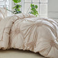 🛏️2026 HOT SALE 35000+ Sold 53% OFF! 💤🌙Elegant Tufted Floral Pinch Pleat Duvet Cover Set, Premium Soft Breathable Bedding Set, Stylish Cozy Bedroom Decor with Pillowcases