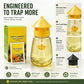 🐝🏡 LIMITED-TIME 56% OFF! Indoor & Outdoor Hanging Fly Trap – Four Entry Openings, Easy Setup & Reusable Pest Control