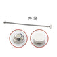 🧥60% OFF NOW! Adjustable No‑Drill Tension Rod, 70‑100cm Spring Tension Clothes Hanging Rod, No‑Damage Non‑Slip Closet Curtain Rod, Max 15KG Load for Wardrobe, Bathroom