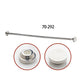 🧥60% OFF NOW! Adjustable No‑Drill Tension Rod, 70‑100cm Spring Tension Clothes Hanging Rod, No‑Damage Non‑Slip Closet Curtain Rod, Max 15KG Load for Wardrobe, Bathroom